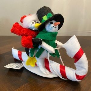 ANNALEE 3” Tobagganing Buddies NWT